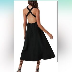 ASTR cross back strap dress.